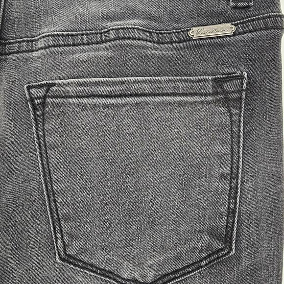 KanCan Womans size 7/27 Estilo Studded Distressed Skinny Denim Jeans in Black - Picture 5 of 8